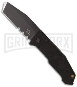 Mantis MT-7.2AS Folding Pry Knife Manual Folder - Black Serr