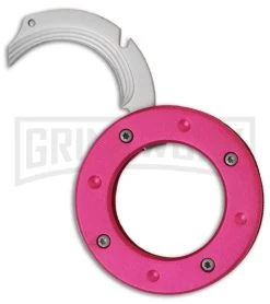 Mantis MU-6 Pink Cyclops Folding Neck Knife (2.5" Plain)