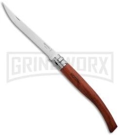 Opinel Knives Slim No. 12 Padouk Wood Folding Knife - Stainless Steel