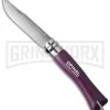 Opinel Knives Trekking No 7 Plum Folding Knife - Stainless Steel