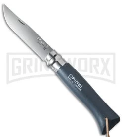 Opinel Knives Trekking No 8 Origins Slate Folding Knife - Stainless Steel