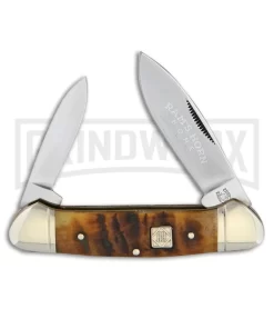 Rough Rider Ram's Horn Canoe Pocket Knife