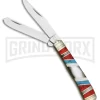 Rough Rider Stoneworx Trapper Red/White/Blue Pocket Knife