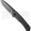 Schrade Titanium Coated Frame Lock Folding Knife - Gray Plain