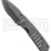 Schrade SCH304S Tactical Drop Point Folding Knife - Gray Serr