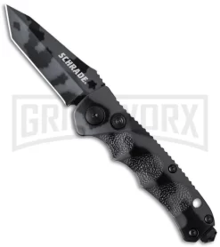 Schrade Mini Extreme Survival SC60MCT Urban Camo Automatic - Tanto Plain