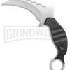 Shadow Ops Combat Karambit Black Fixed Blade Knife - Satin Plain