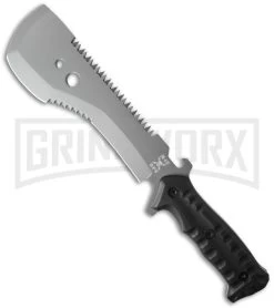 United Cutlery M48 Ops Sawback Smatchet Knife - Black Serr