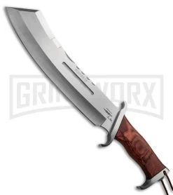 United Cutlery Gil Hibben IV Wood Combat Machete - Satin Plain